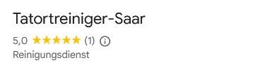 Empfehlen Sie uns gerne weiter bei Google Maps. Ihr Tatortreiniger aus dem Saarland