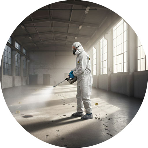 Raymond Schneider bei der Geruchsneutralisierung